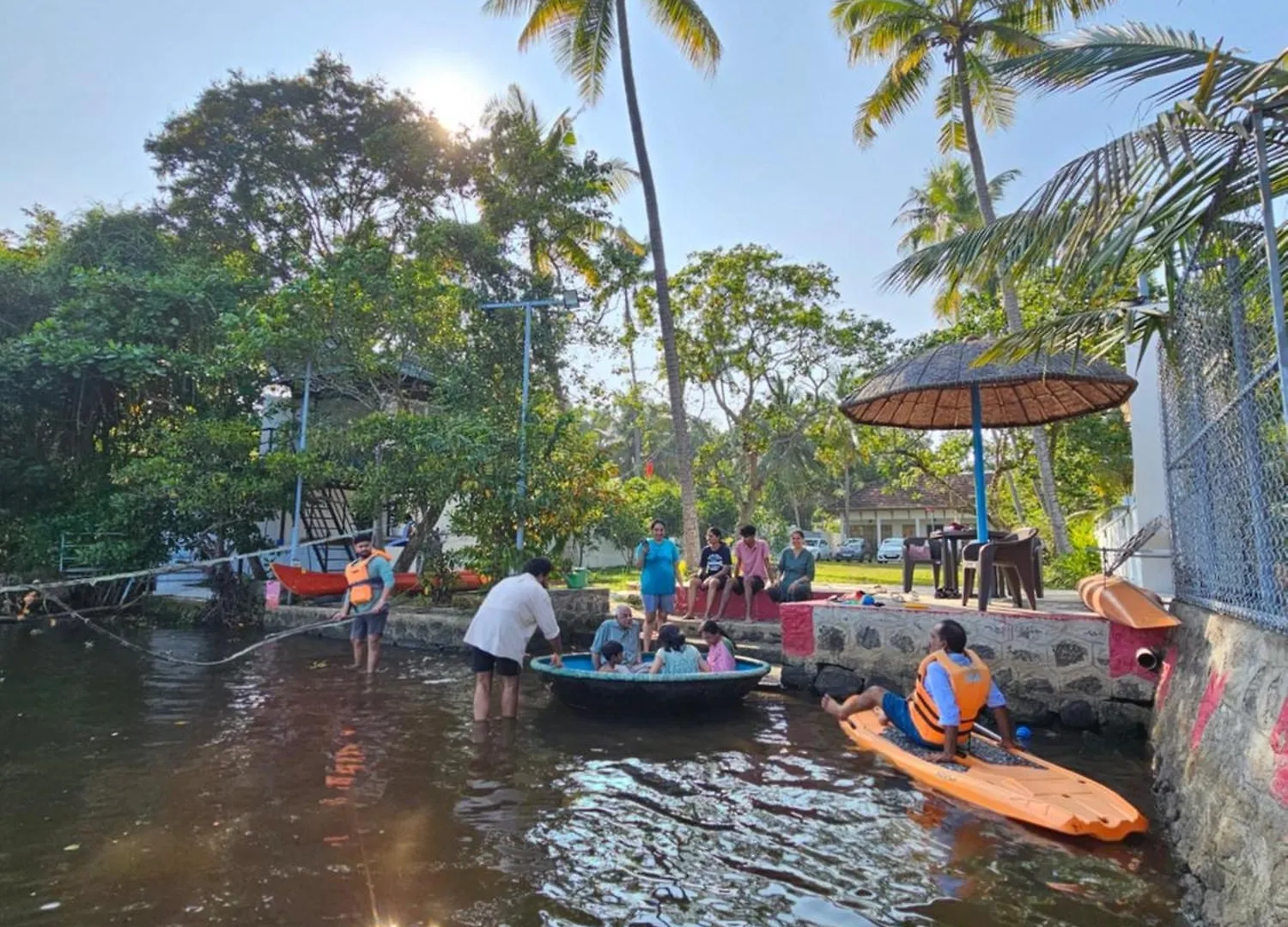 Lake Facing Villa-Water Sport Activities-Niva Waterways Vaikom